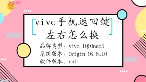 vivo手机返回键左右要怎么换