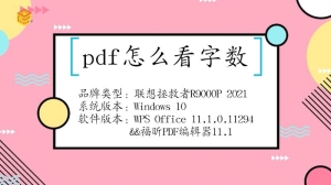 pdf要怎么看字数