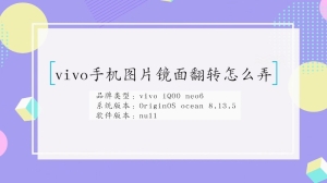 vivo手机图片怎么弄镜面翻转