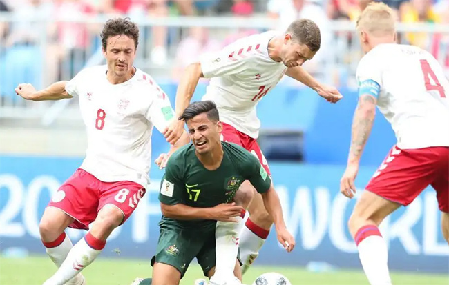 澳大利亚vs丹麦足球比分预测（1:3丹麦获胜）